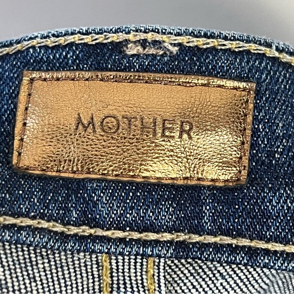 MOTHER The Insider Crop Step Fray in Wicked Wildflower Size 27 Medium Wash - Picture 10 of 15